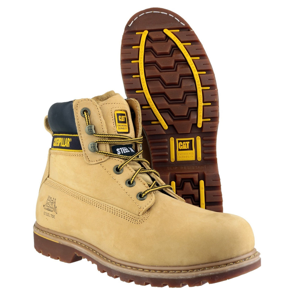 Caterpillar Holton Sb Goodyear Welted Safety Boots Herr Bruna  Sverige |  86150ZEOP