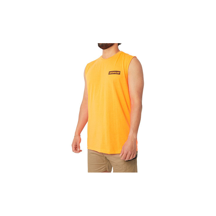 Caterpillar Icon Muscle T-shirt Dam Orange  Sverige |  68397UKMI