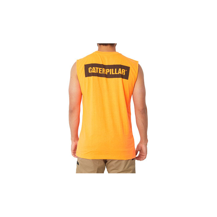 Caterpillar Icon Muscle T-shirt Dam Orange  Sverige |  68397UKMI