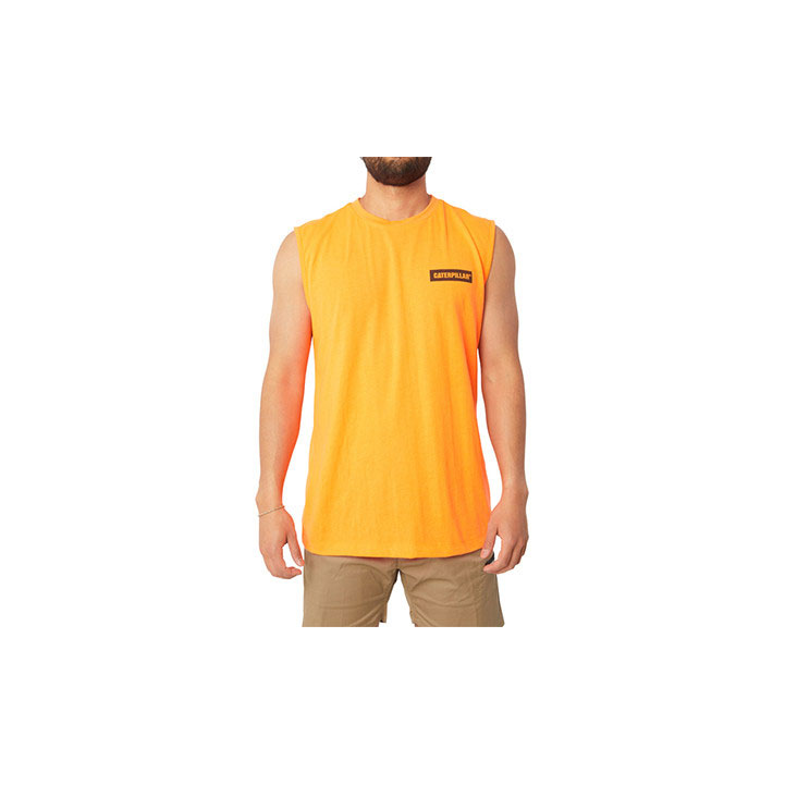 Caterpillar Icon Muscle T-shirt Dam Orange  Sverige |  68397UKMI