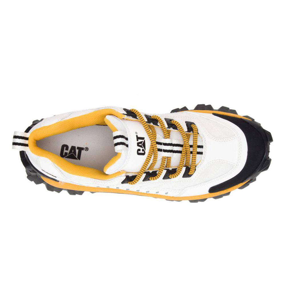 Caterpillar Intruder Casual Skor Dam Vita Gula  Sverige |  72950XIMQ