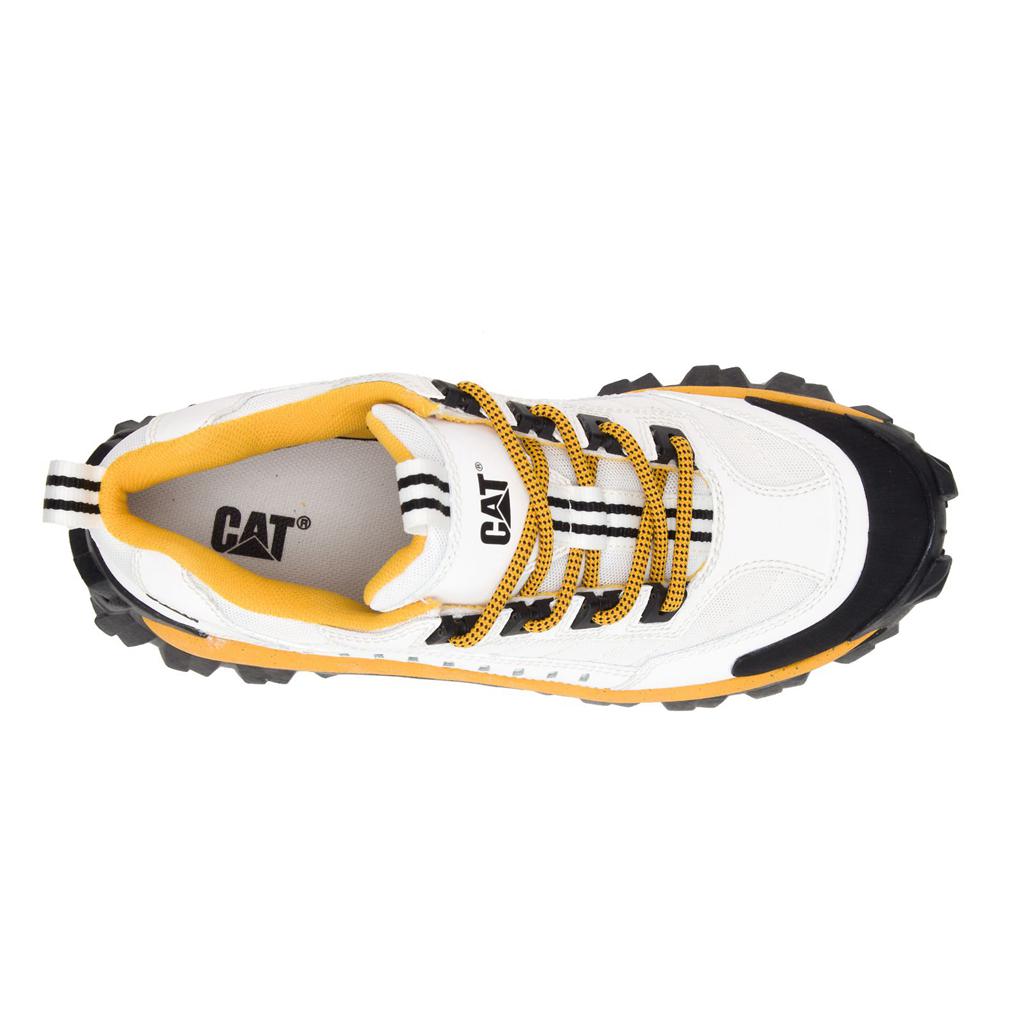 Caterpillar Intruder Casual Skor Herr Vita Gula  Sverige |  53061NDYH