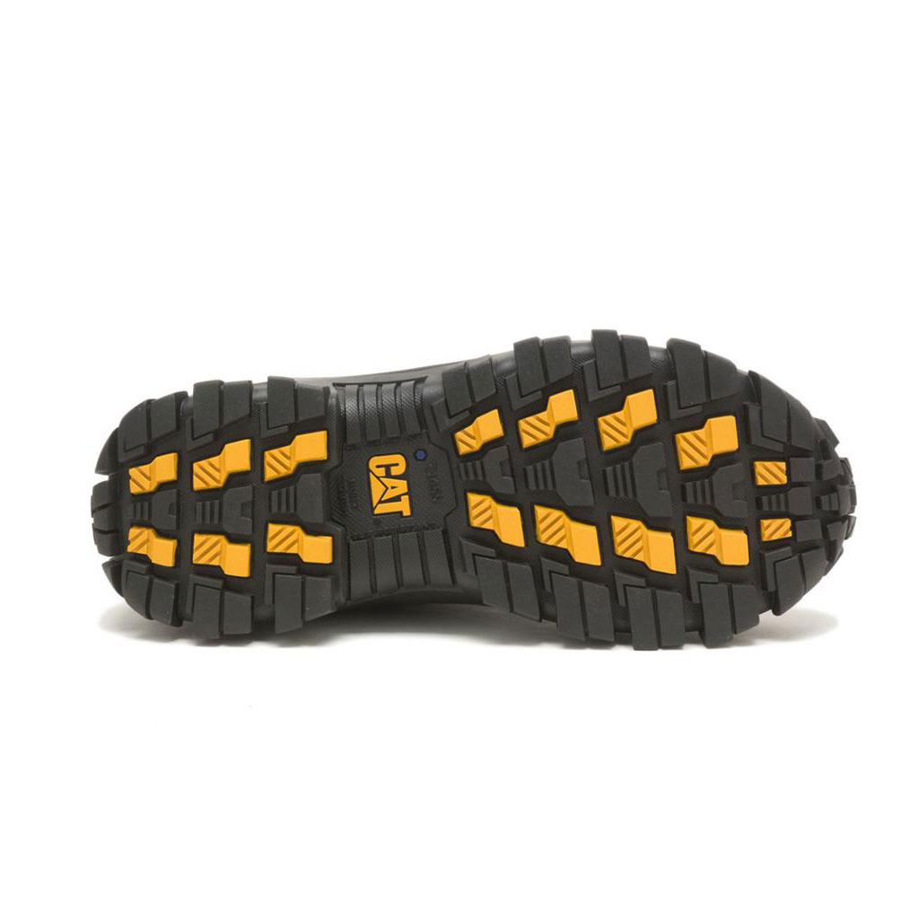 Caterpillar Invader Steel Tå Slip Resistant Footwear Dam Svarta Ljusblå  Sverige |  82346GNOQ