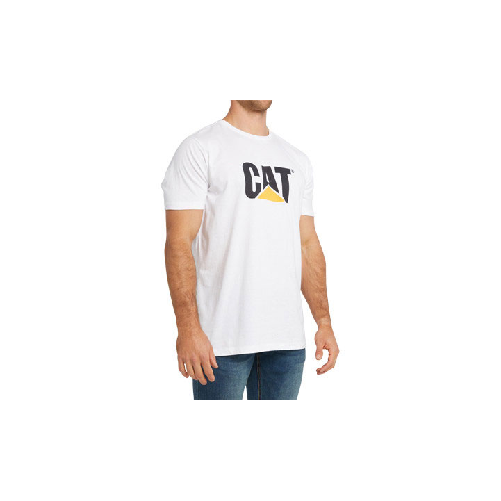 Caterpillar Original Logo T-shirt Dam Vita  Sverige |  23786YKQD