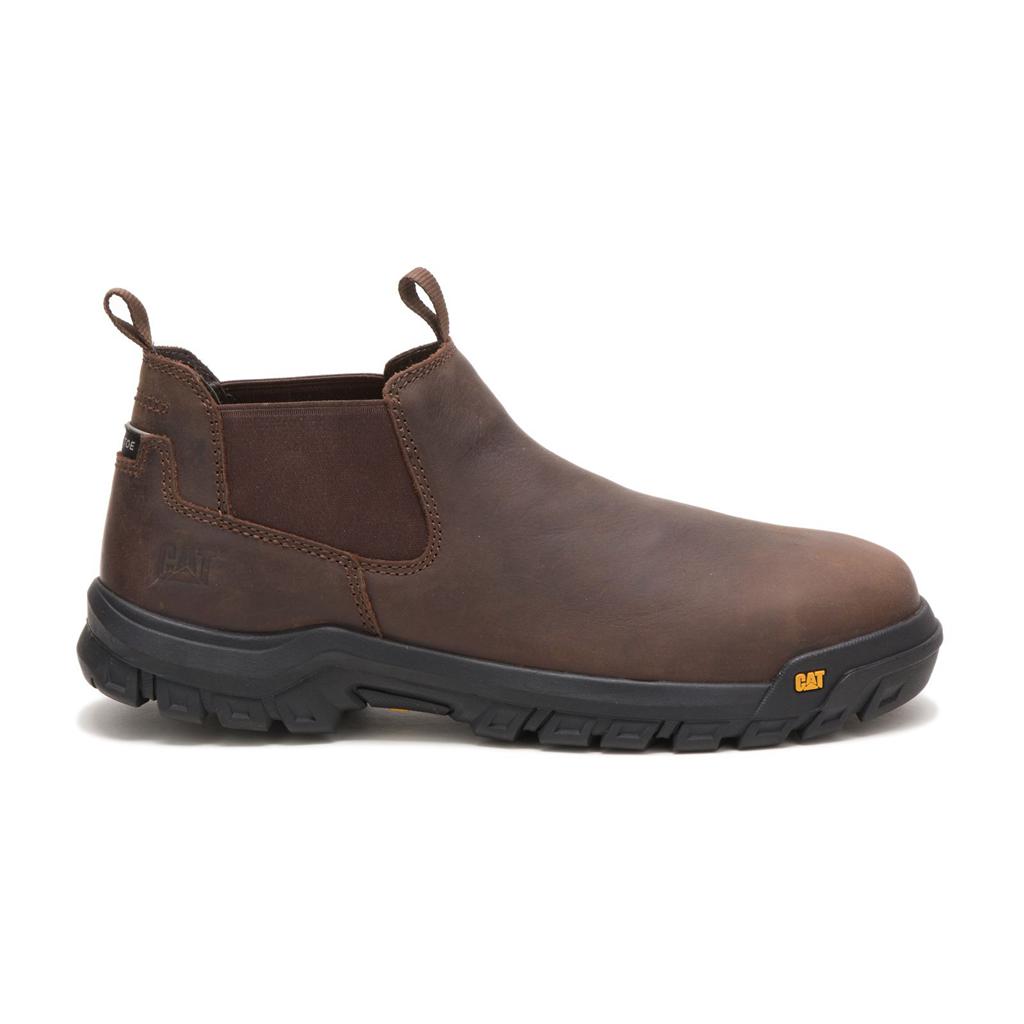 Caterpillar Outline Slip-on Steel Tå Slip On Herr Bruna  Sverige |  96384SRCY