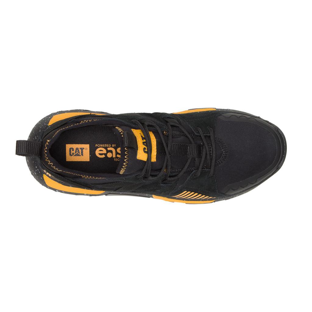 Caterpillar Raider Sport Sneakers Herr Black/Yellow  Sverige |  95764RCMV