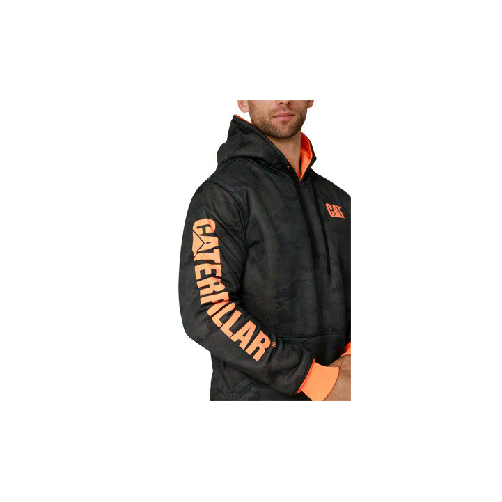 Caterpillar Reversible Banner Hoodie Tröjor Dam Orange  Sverige |  10894RQCA