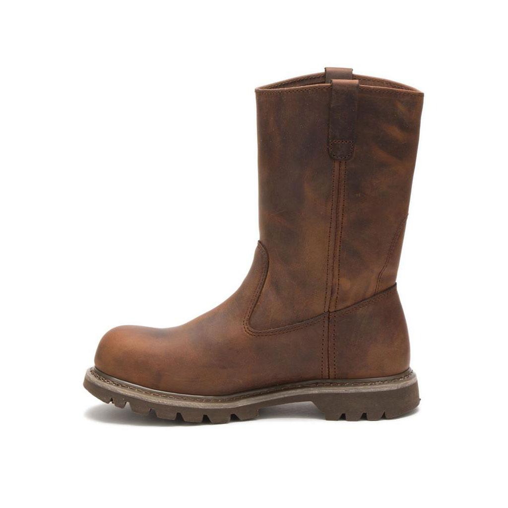 Caterpillar Revolver Steel Tå Slip Resistant Footwear Dam Mörkbeige  Sverige |  03487UPVZ