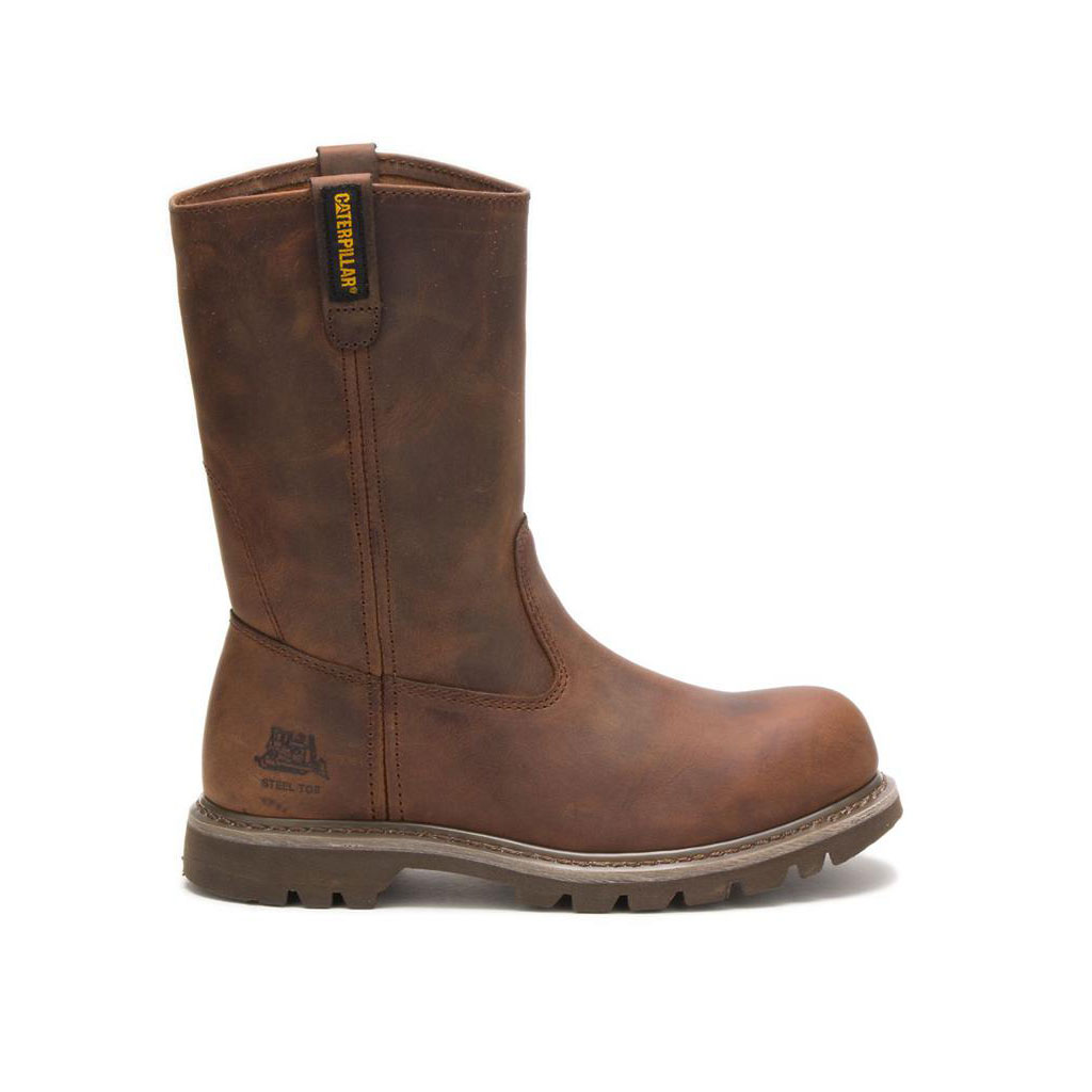 Caterpillar Revolver Steel Tå Slip Resistant Footwear Dam Mörkbeige  Sverige |  03487UPVZ