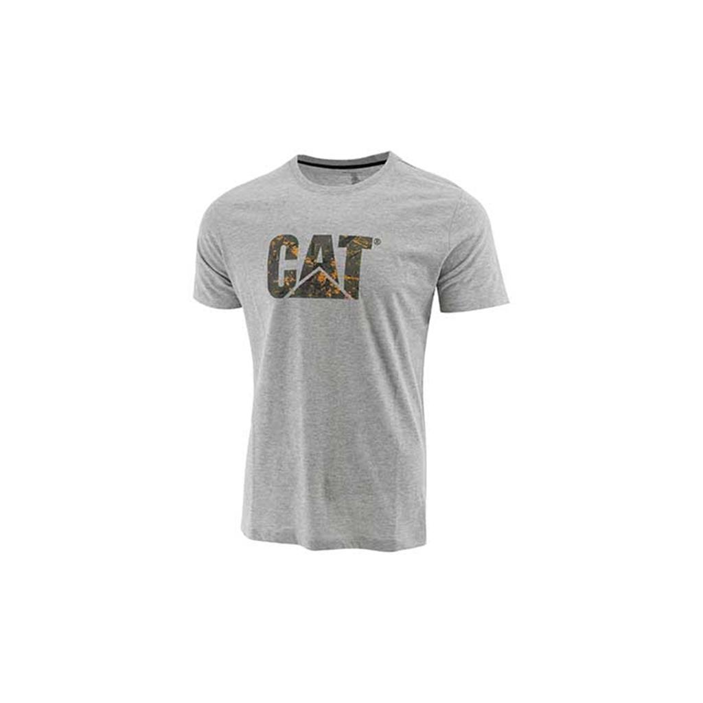 Caterpillar Slim Fit Logo T-Shirts Herr Grå Camo  Sverige |  82015AJTI