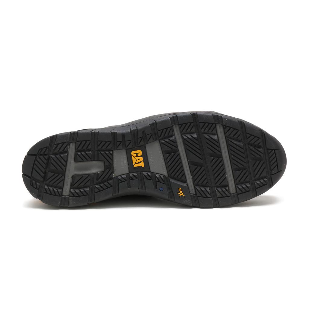 Caterpillar Sprint Moc Alloy Tå Sneakers Herr Svarta  Sverige |  69180ACOX