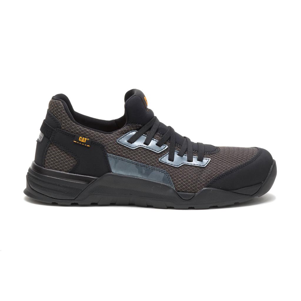 Caterpillar Sprint Textil Alloy Tå Sneakers Herr Svarta  Sverige |  62918YCWN