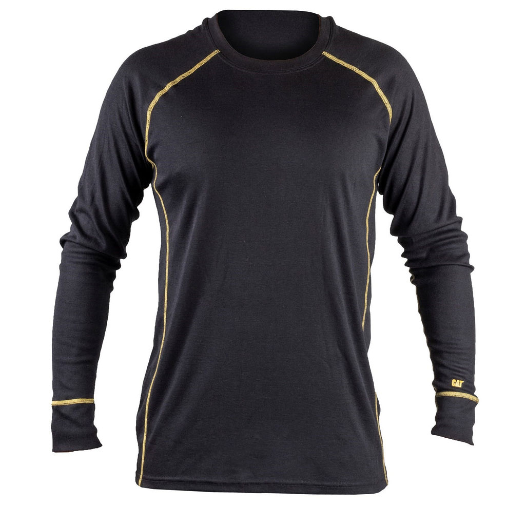 Caterpillar Thermo Long Sleeve Skjorta Herr Svarta  Sverige |  29048MHVF