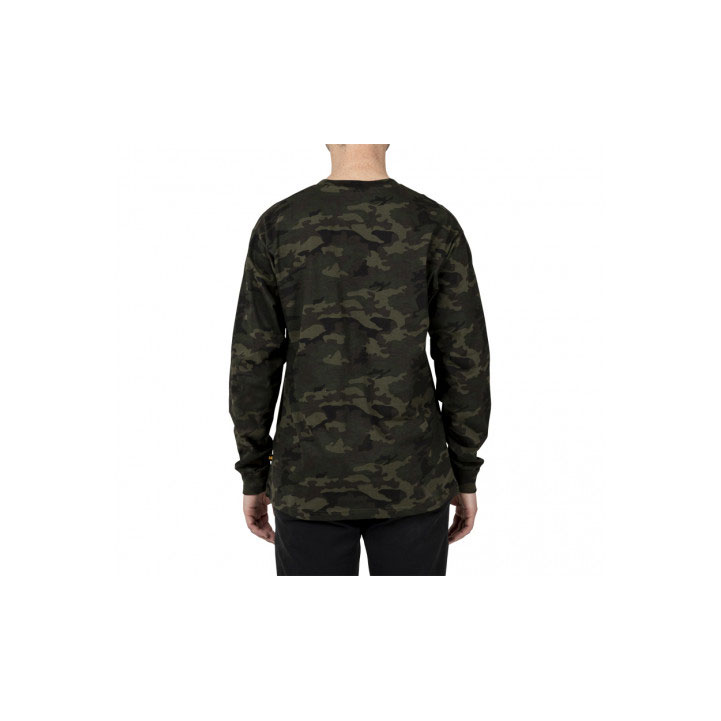 Caterpillar Trademark Banner Long Sleeve T-shirt Herr Camo  Sverige |  71839KPMJ