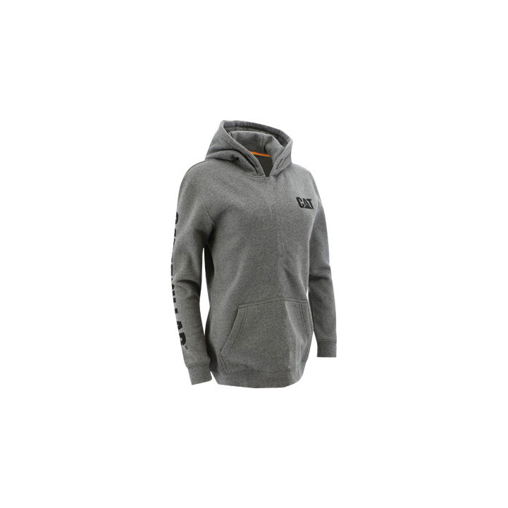 Caterpillar Trademark Banner Pullover Hoodie Tröjor Dam Grå  Sverige |  21405EGCT