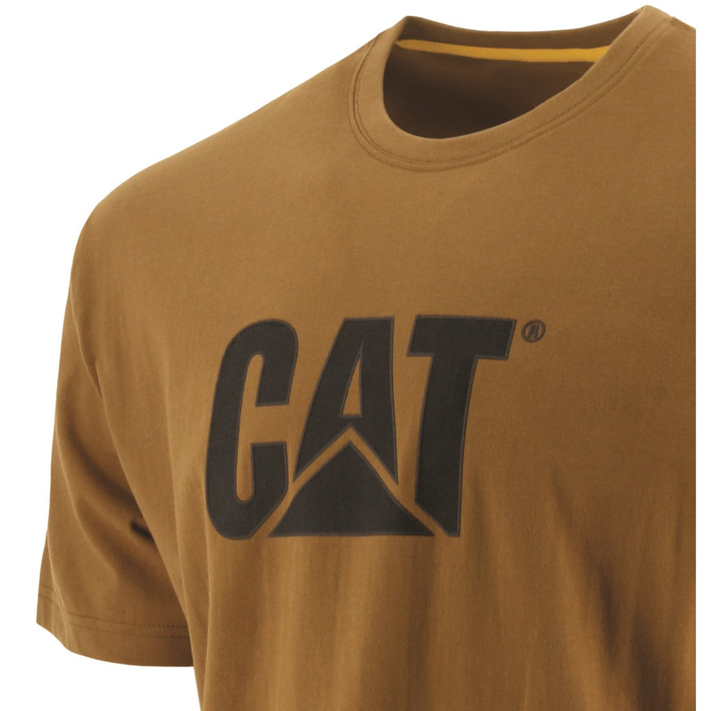 Caterpillar Trademark Logo T-shirt Herr Bruna  Sverige |  60754JTZD