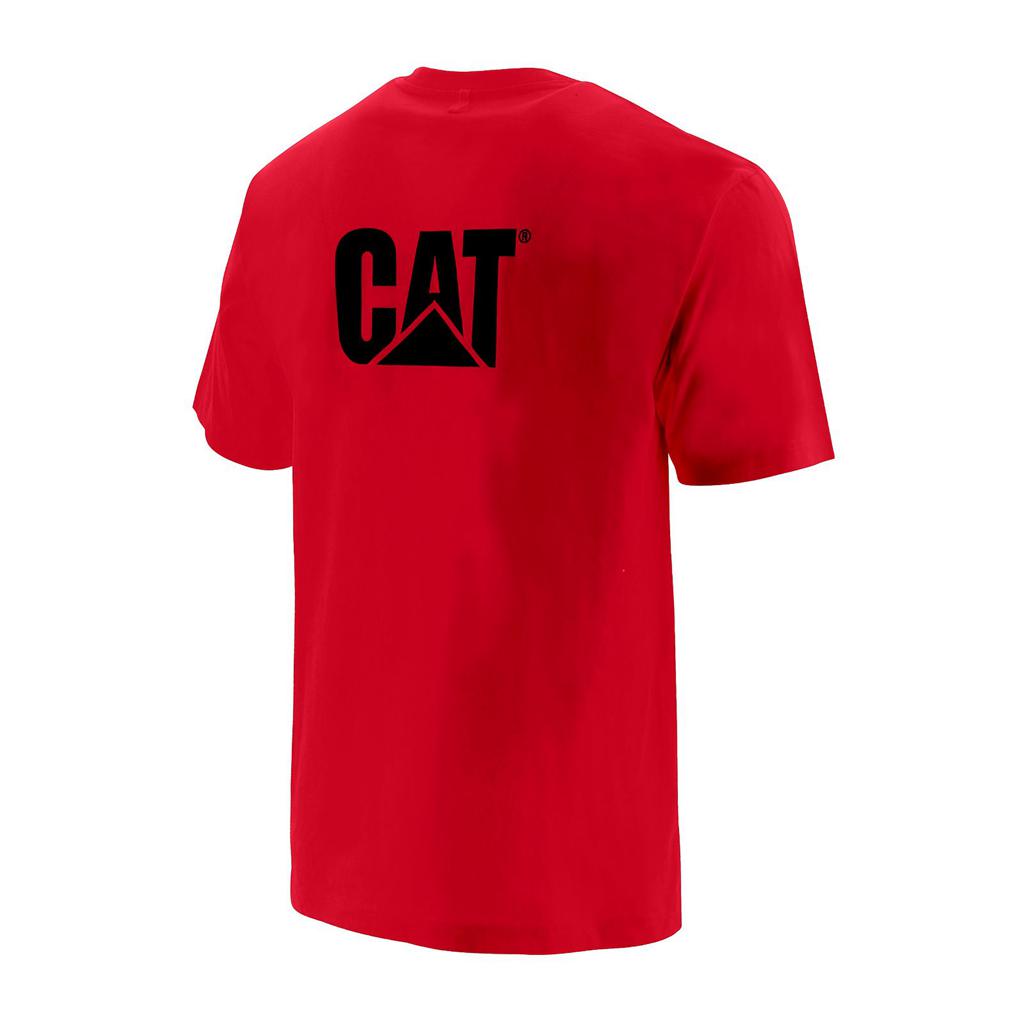 Caterpillar Trademark Pocket T-Shirts Herr Röda  Sverige |  41287BYML