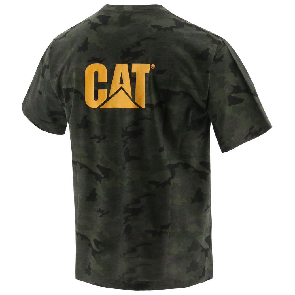 Caterpillar Trademark T-Shirts Herr Camo  Sverige |  85731WOVJ