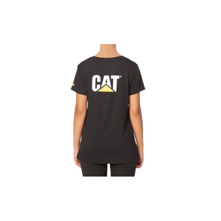 Caterpillar Trademark T-shirt Dam Svarta  Sverige |  45326HMLX