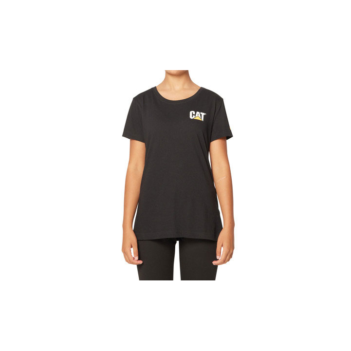 Caterpillar Trademark T-shirt Dam Svarta  Sverige |  45326HMLX