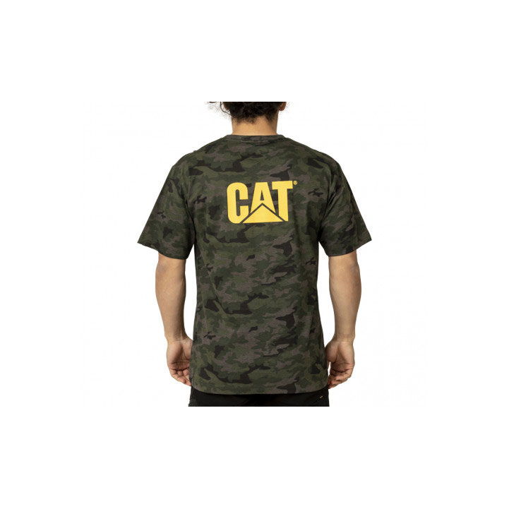 Caterpillar Trademark T-shirt Herr Camo  Sverige |  54096PGLZ