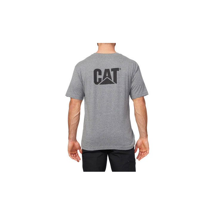 Caterpillar Trademark T-shirt Herr Mörkgrå  Sverige |  92380FZNA