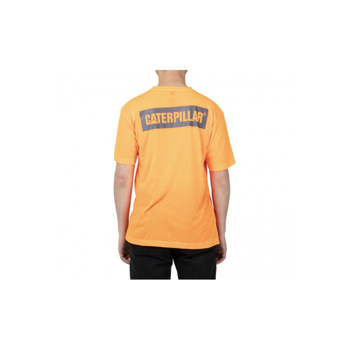 Caterpillar Triton Block Korta Sleeve T-shirt Dam Orange  Sverige |  79265NBHT