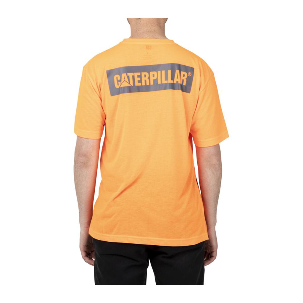 Caterpillar Triton Block S/S T-Shirts Herr Orange  Sverige |  41573TVIL