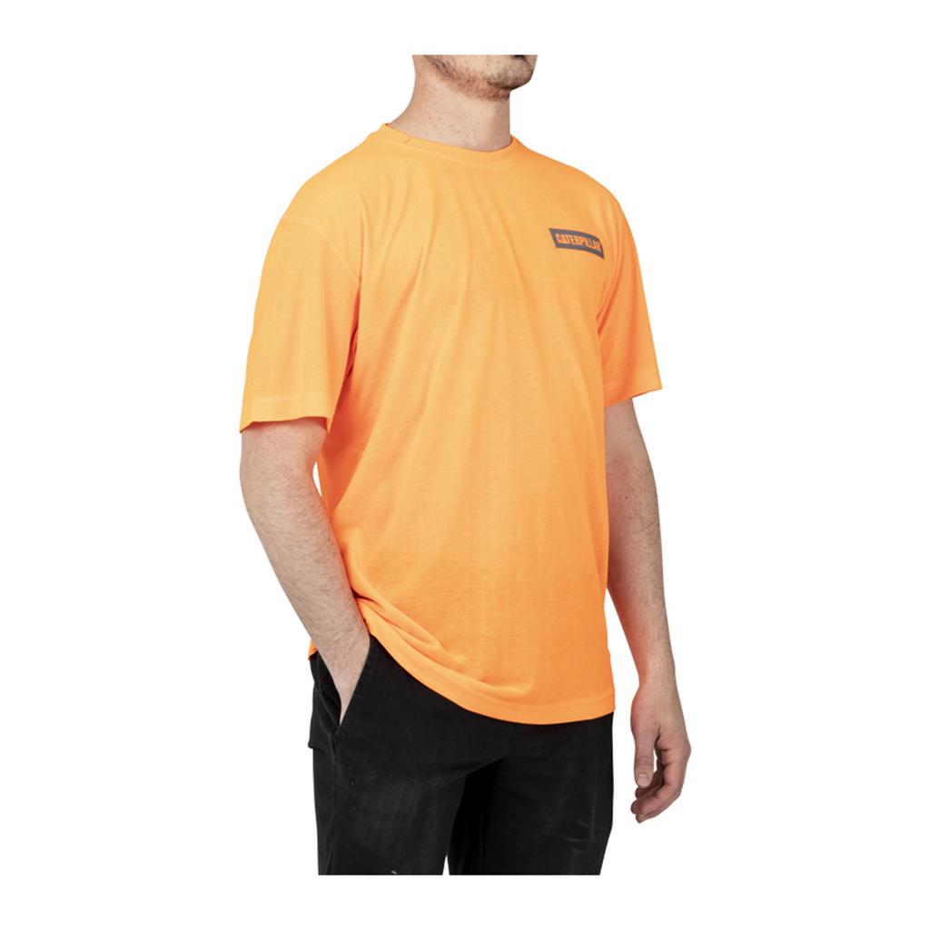 Caterpillar Triton Block S/S T-Shirts Herr Orange  Sverige |  41573TVIL