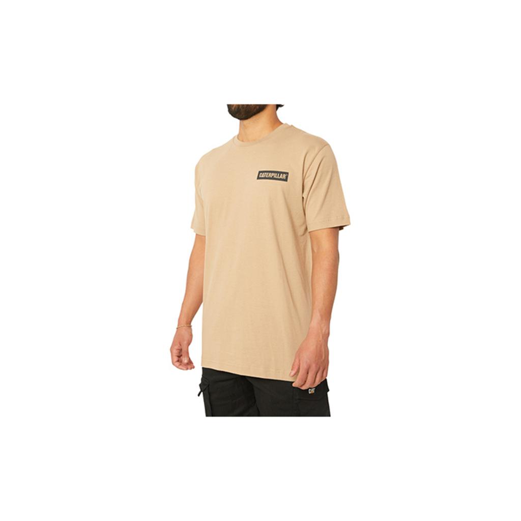 Caterpillar Triton Block S/S T-Shirts Herr Bruna  Sverige |  63790GQPO