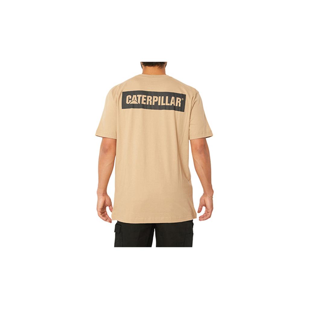 Caterpillar Triton Block S/S T-Shirts Herr Bruna  Sverige |  63790GQPO