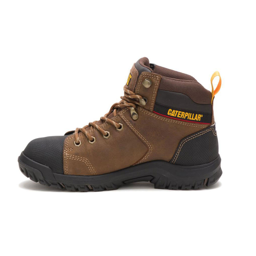 Caterpillar Wellspring Vattentäta Metatarsal Tå Slip Resistant Footwear Dam Bruna  Sverige |  41520KOWQ