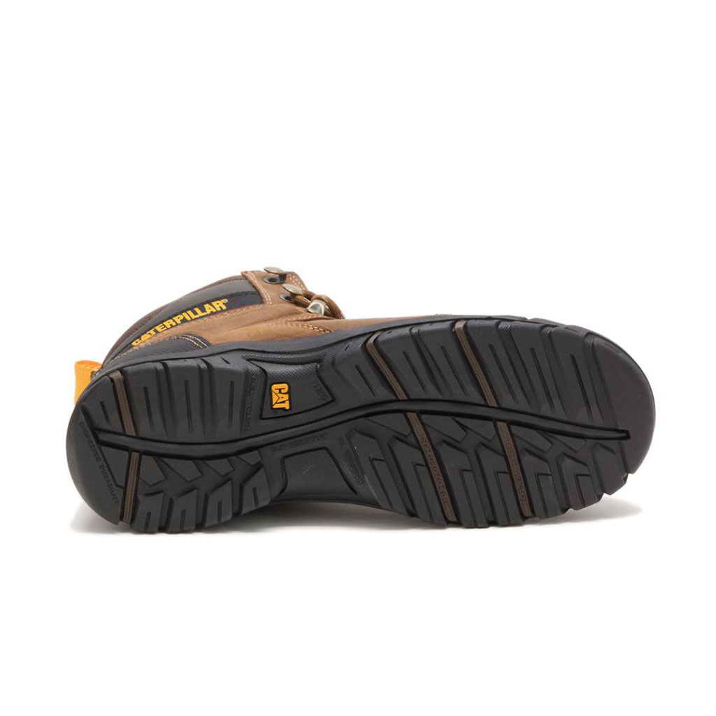 Caterpillar Wellspring Vattentäta Metatarsal Tå Slip Resistant Footwear Dam Bruna  Sverige |  41520KOWQ